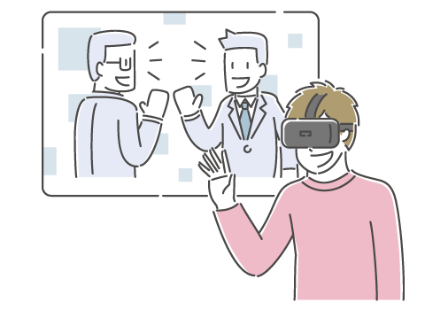 最新VR機器を活用したソーシャルスキルトレーニング